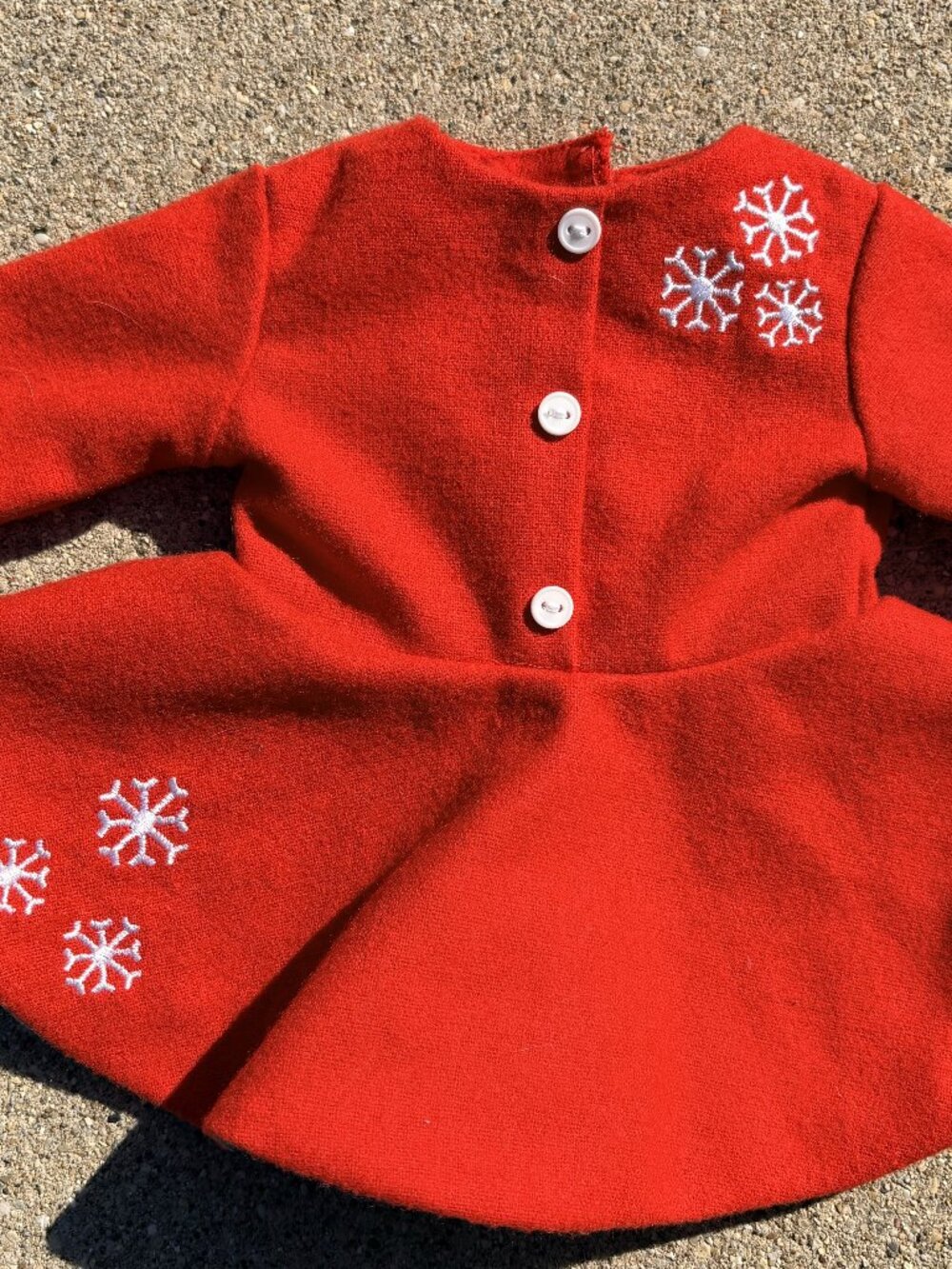 American Girl Doll MARYELLEN Ice Skating Outfit red Skating Dress Only 2015